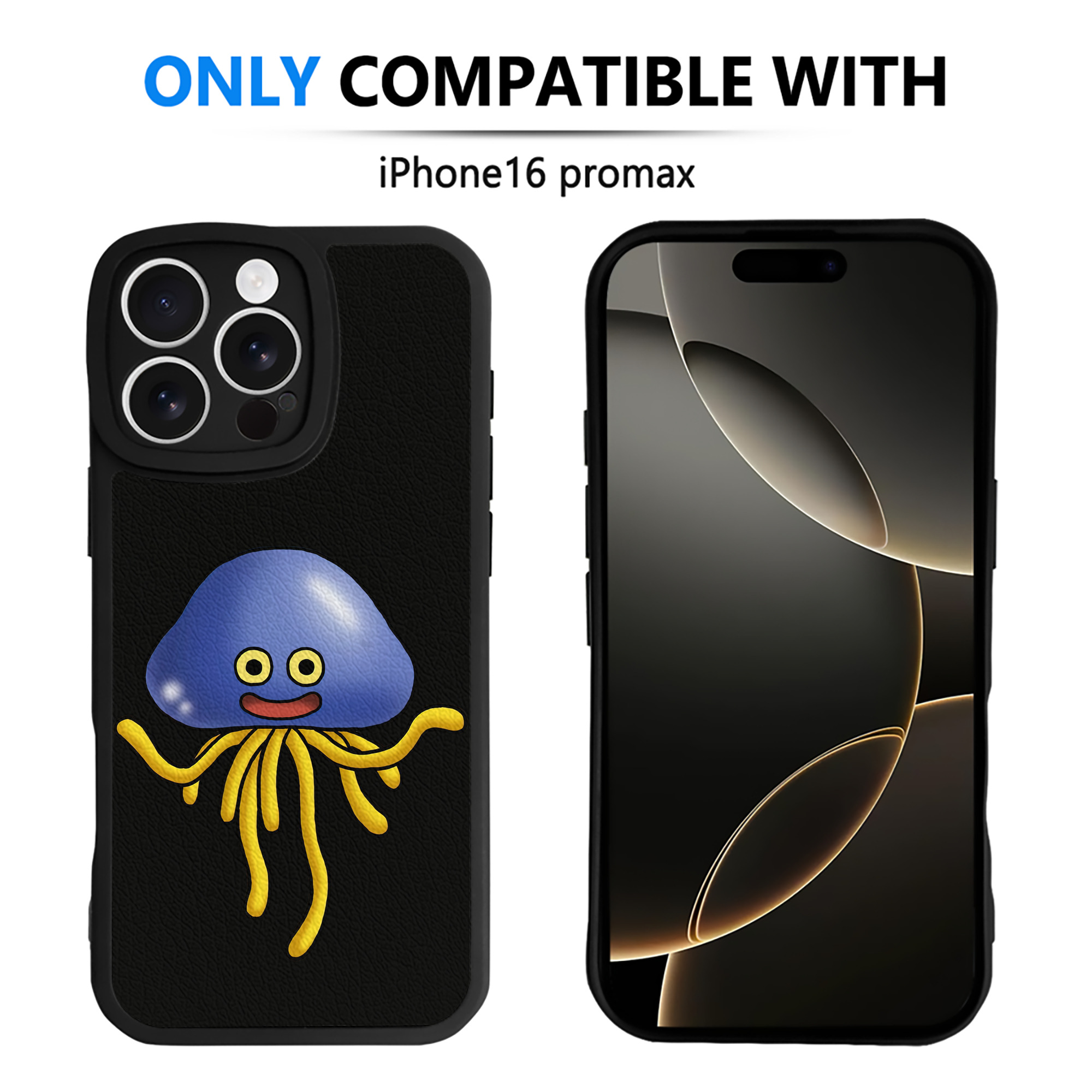 （画像用） ドラゴンクエスト Doragon Kuesuto Dragon Quest 【iPhone 16シリーズ対応】シリコンスマホケース（レザー調） 材質：シリコン